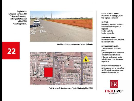 Terreno en Cd Obregon, Cajeme