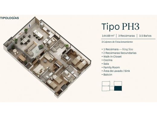 Appartement in Monterrey, Nuevo León