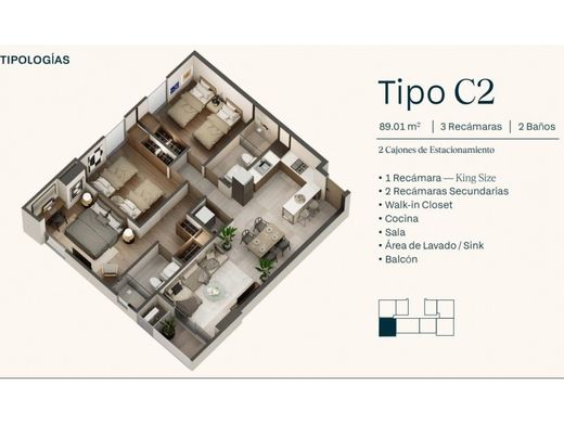 Appartement in Monterrey, Nuevo León