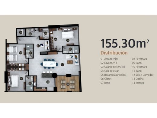 Apartment / Etagenwohnung in Monterrey, Nuevo León
