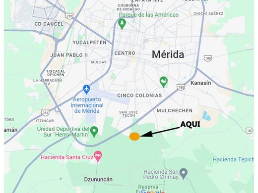 Mérida, Estado de Yucatánの土地