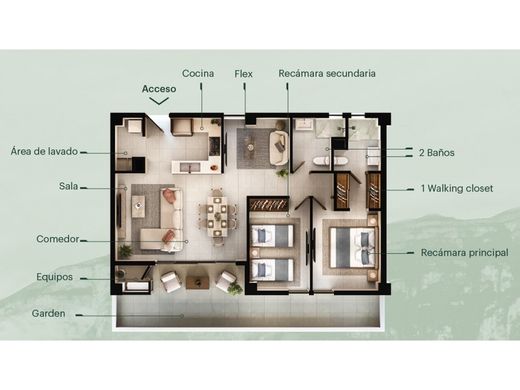 套间/公寓  蒙特雷, Monterrey