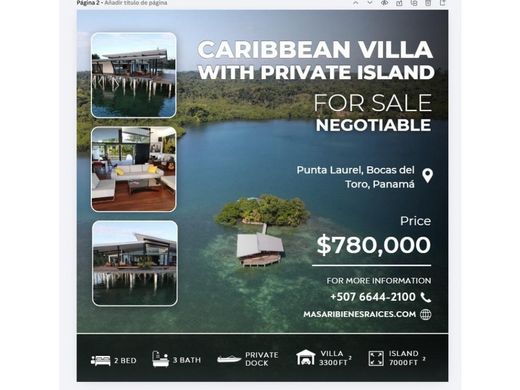 Villa in Bocas del Toro, Distrito de Bocas del Toro