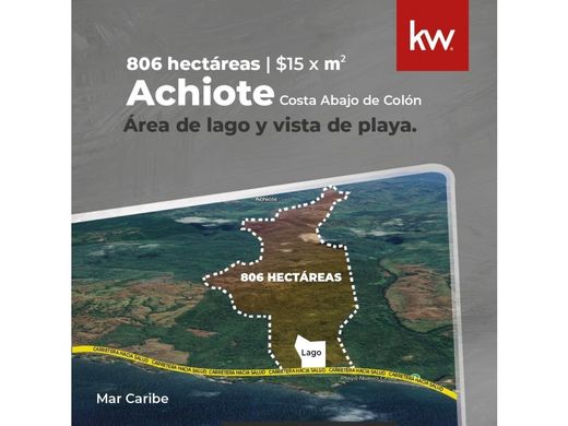 地皮  Achiote, Distrito de Chagres