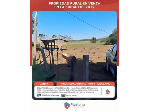 ‏קרקע ב  Yuty, Departamento de Caazapá