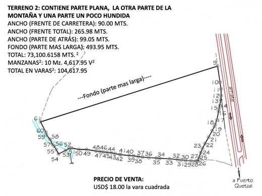 Grond in Escuintla, Municipio de Escuintla