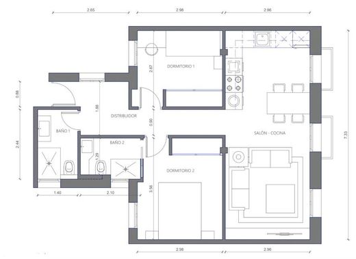 Apartment / Etagenwohnung in Madrid, Provinz Madrid