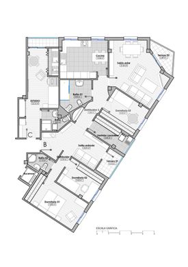 Málaga, マラガのアパートメント