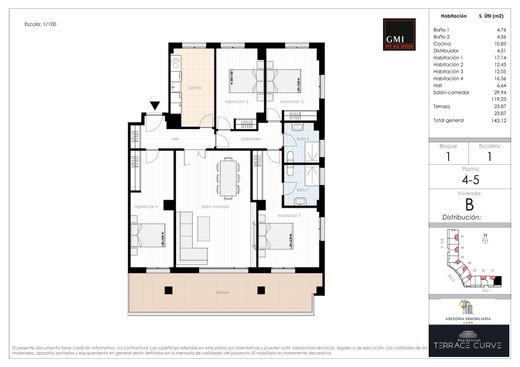 Apartment / Etagenwohnung in León, Kastilien und León