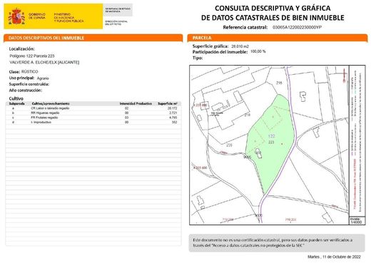 Rural or Farmhouse in Elche, Alicante