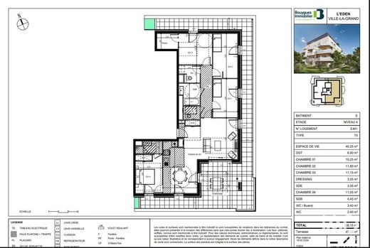 Apartment in Ville-la-Grand, Haute-Savoie