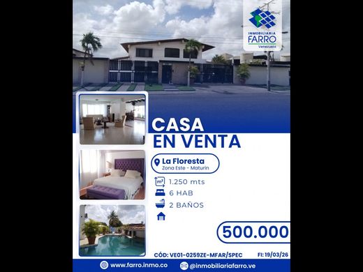Casa di lusso a Maturín, Municipio Maturín