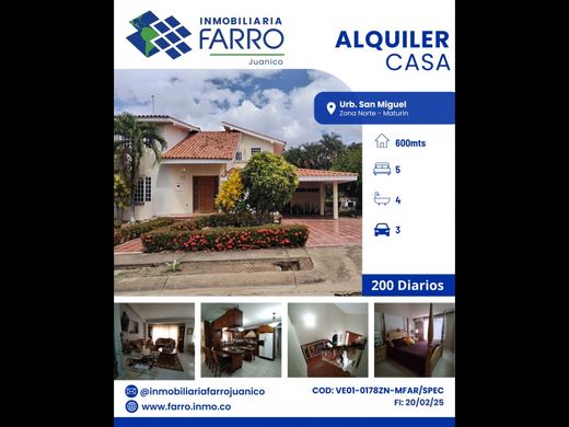 Luxury home in Maturín, Municipio Maturín