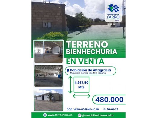 Land in Altagracia, Estado Nueva Esparta