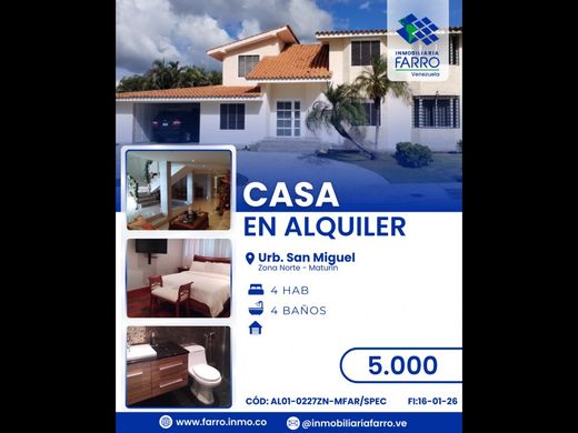 Casa de luxo - Maturín, Municipio Maturín