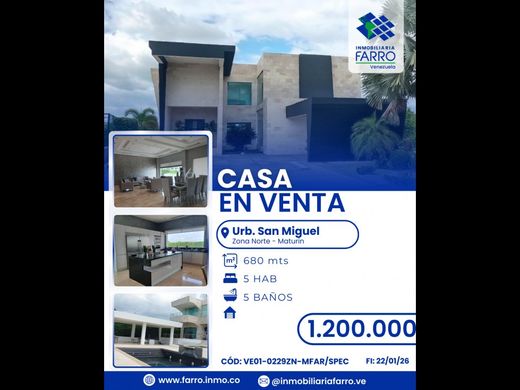 منزل ﻓﻲ Maturín, Municipio Maturín