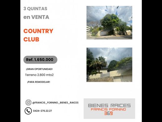 ‏קרקע ב  Country Club, Municipio Chacao