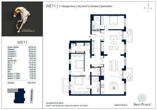 Appartement in Berlijn
