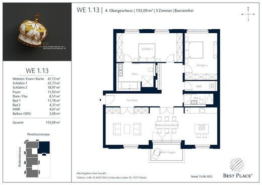 Apartment in Berlin, Land Berlin
