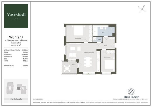 ベルリン, Land Berlinのアパートメント