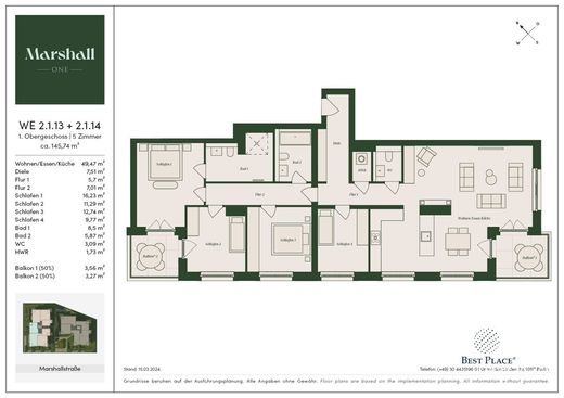 Appartement in Berlijn