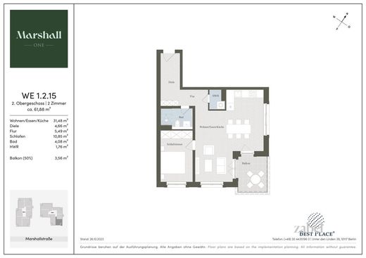 Apartament w Berlin, Land Berlin
