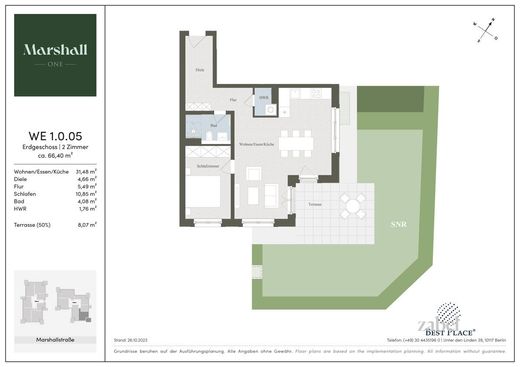 Apartament w Berlin, Land Berlin