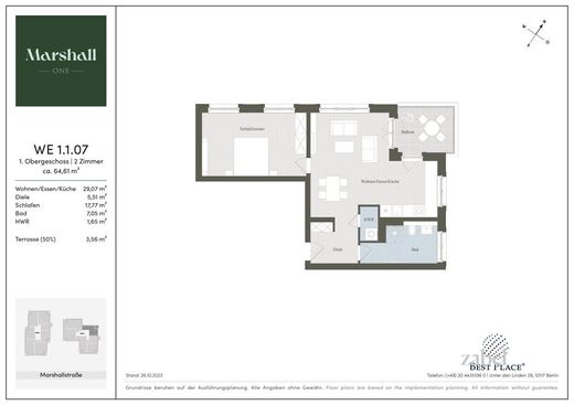 Apartament w Berlin, Land Berlin