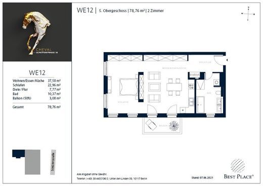 Appartement in Berlijn
