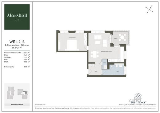 Apartament w Berlin, Land Berlin
