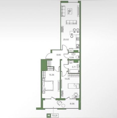 ﺷﻘﺔ ﻓﻲ سانت بطرسبرغ, Sankt-Peterburg