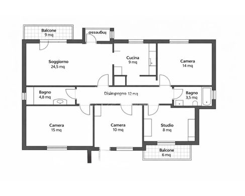 Apartment in Milan, Lombardy