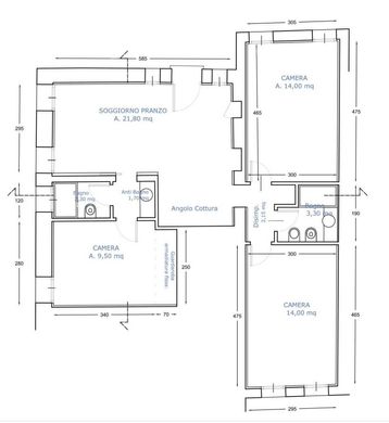 Appartement in Venetië, Provincia di Venezia