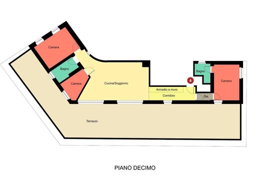 Penthouse à Savone, Ligurie