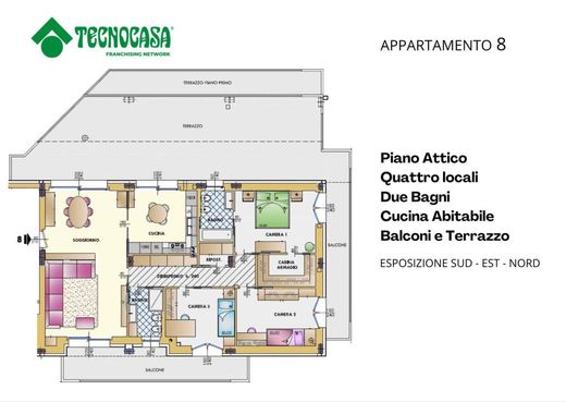 펜트하우스 / Cornaredo, Città metropolitana di Milano