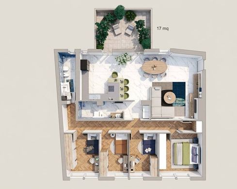 Apartment / Etagenwohnung in Bologna, Emilia-Romagna
