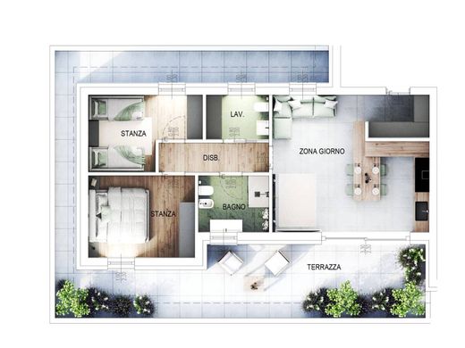 ‏דירת פנטהאוז ב  Lavis, Provincia autonoma di Trento