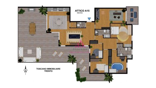 Penthouse in Trente, Provincia autonoma di Trento