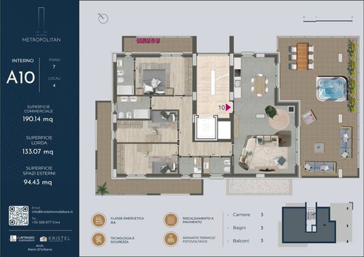 Penthouse in Pescara, Provincia di Pescara