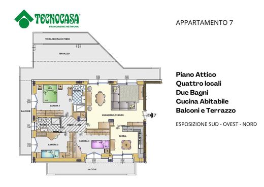 ‏דירת פנטהאוז ב  Cornaredo, Città metropolitana di Milano