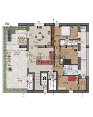 Attico a Riccione, Rimini