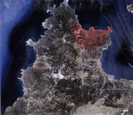 Участок, Mílos, Киклады